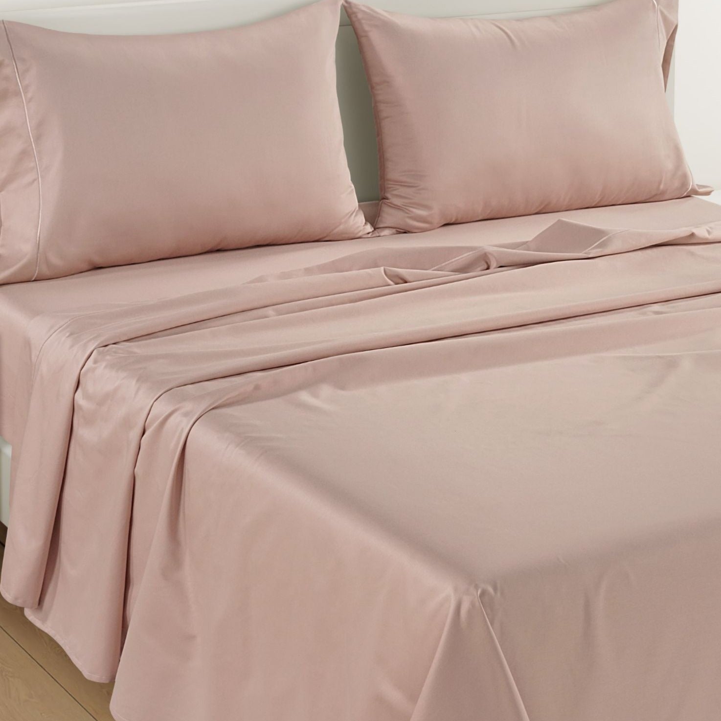 1000TC Pure Egyptian Cotton Sheet Set - Sepia Rose